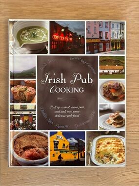 Hardcover Irish Pub Cooking, Ireland Cook Book, Modern Kitchen